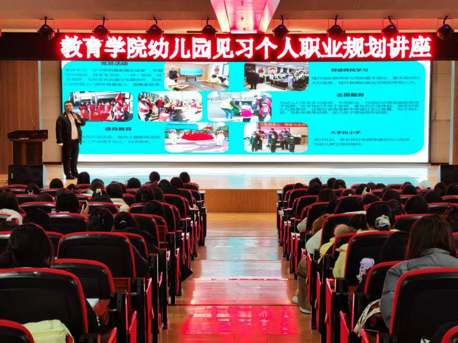 【教育学院·学院快讯】锚定职业方向，做成长型幼师