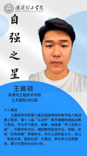 资助育人┃自立逐梦展芳华，自强奋进写人生-保定理工学院“自强之星”风采展